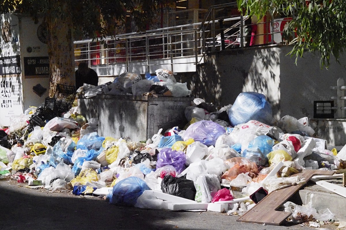 İzmir'in Buca ilçesinde yaşayanlar, sokaklarda biriken çöplere ve oluşan kötü kokuya çözüm...
