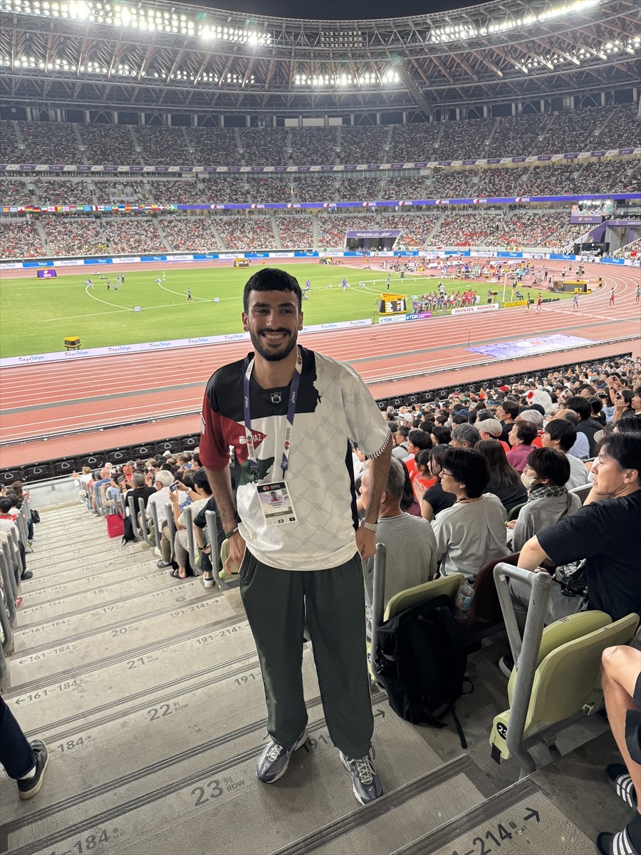 Japonya'da düzenlenen 20. Dünya Atletizm Şampiyonası'nda Filistin'i temsil eden tek sporcu...