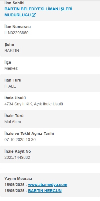 Kamu kurumları harekete geçti: Kütahya, Bursa ve Bartın'da milyonluk ihaleler yolda