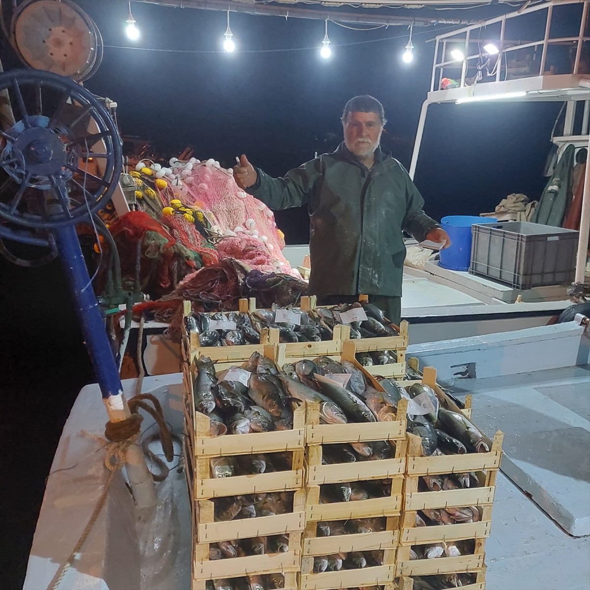 Karadeniz'e sahili bulunan Kırklareli'nin Demirköy ilçesine bağlı İğneada beldesinde avlanan...