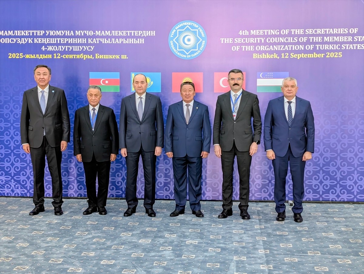 Kırgızistan'ın ev sahipliğinde, Türk Devletleri Teşkilatı (TDT) Güvenlik Konseyi Sekreterleri 4....