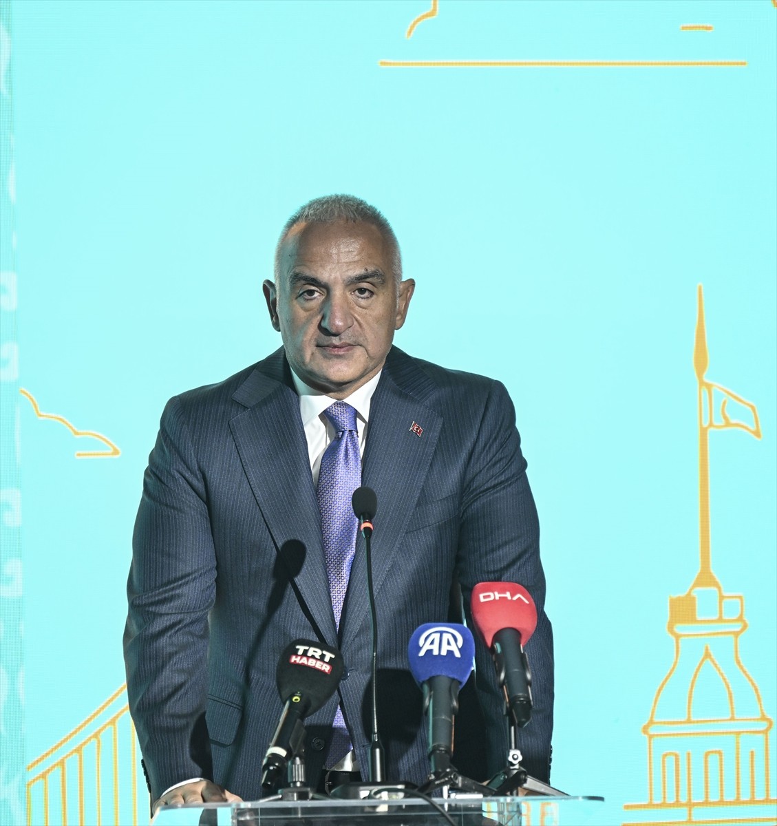 Kültür ve Turizm Bakanı Mehmet Nuri Ersoy, Soho House İstanbul'da düzenlenen Spotify Music Forward...