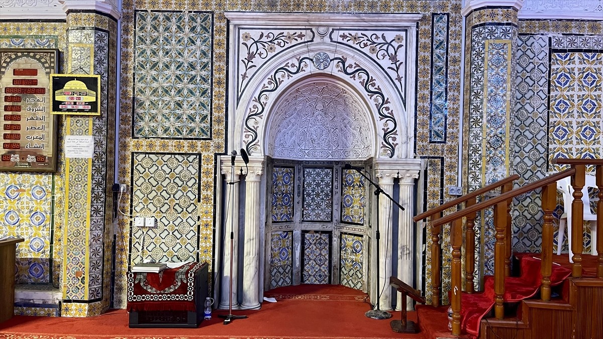 Libya'nın başkenti Trablus’taki Osmanlı eserlerinden Gürcü Cami eşsiz çini süslemeleri ile iki...