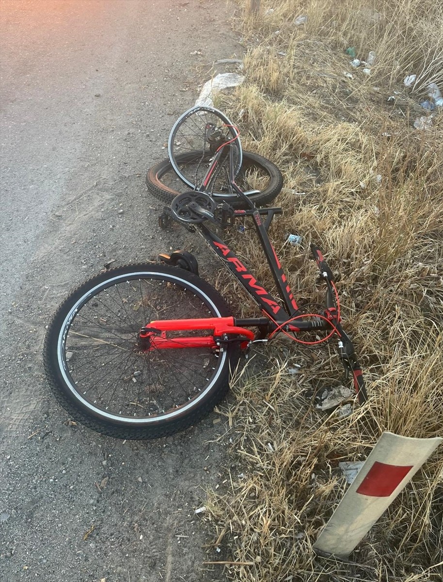 Manisa'nın Salihli ilçesinde kamyonetin çarptığı bisikletin sürücüsü öldü.