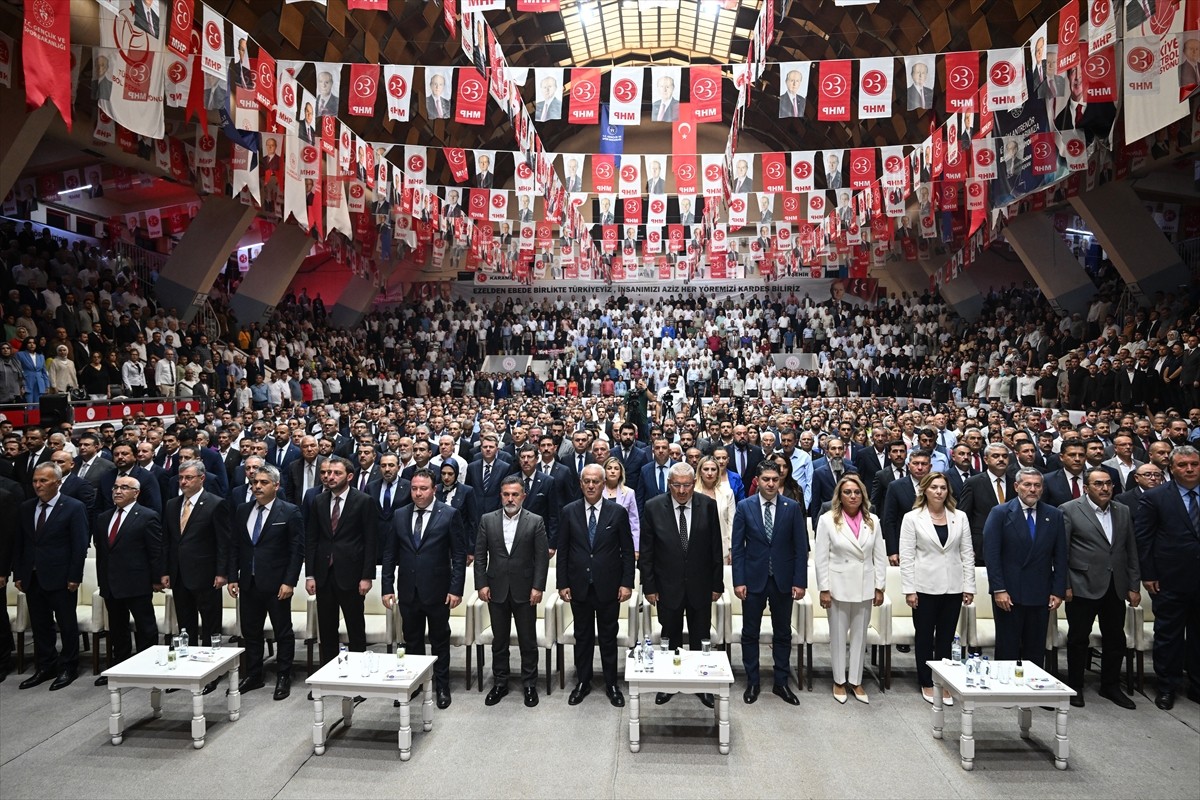 MHP tarafından "Terörsüz Türkiye İçin Milli Birlik ve Dayanışma Buluşmaları" kapsamında merkez...