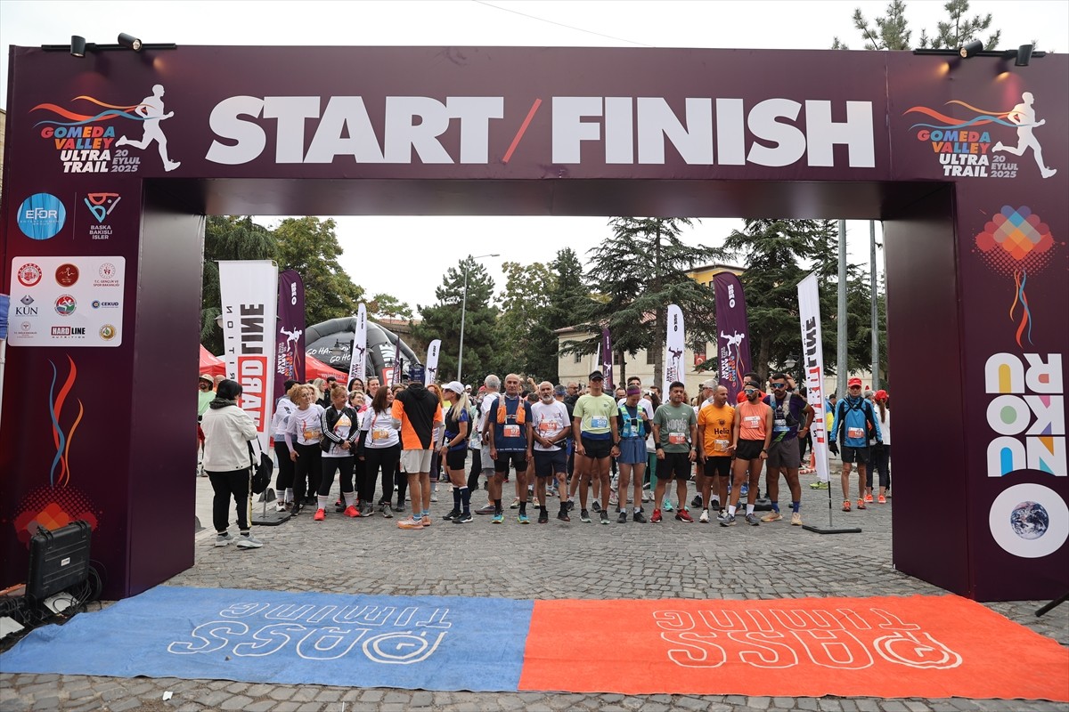 Nevşehir'de düzenlenen ve 5 ülkeden 187 sporcunun katıldığı Gomeda Ultra Valley Trail Koşusu...