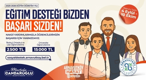 Tekirdağ ve Arnavutköy Belediyelerinden Eğitime Destek: 3 Bin Kırtasiye Seti ve 60 Milyon TL Bütçe