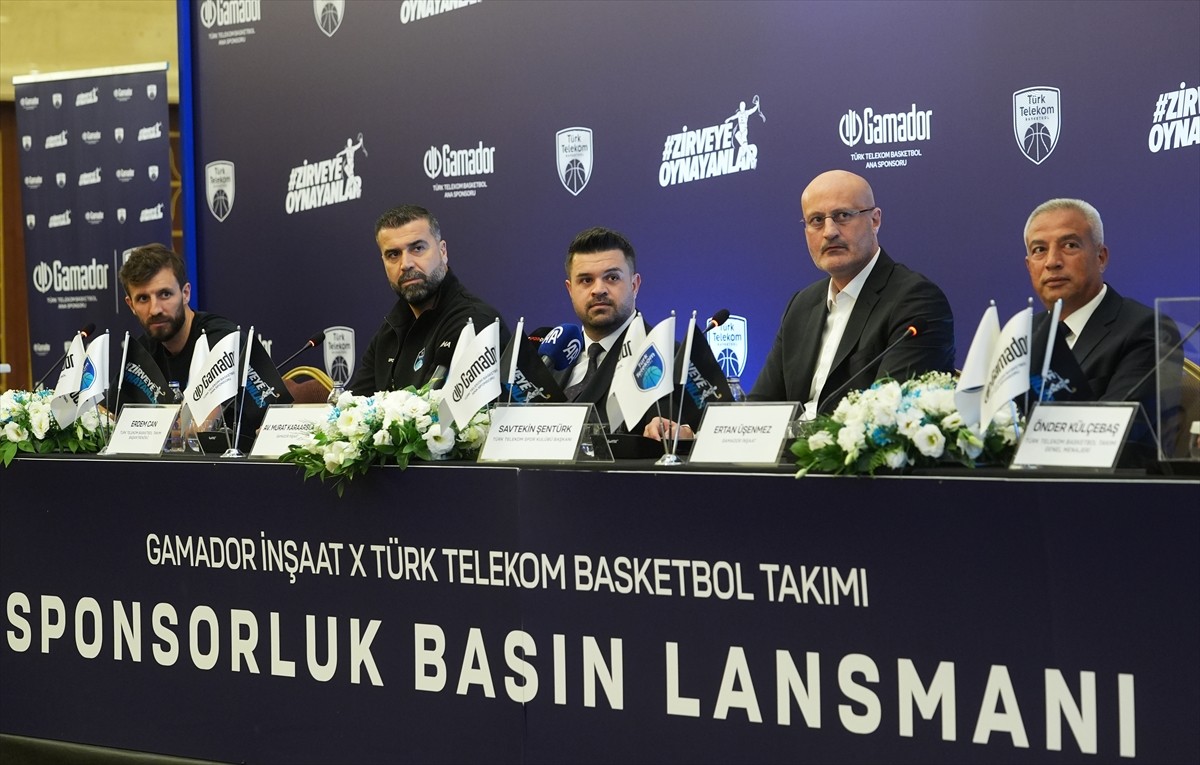 Türk Telekom Basketbol Takımı ile Gamador İnşaat AŞ arasında resmi sponsorluk anlaşması imzalandı....