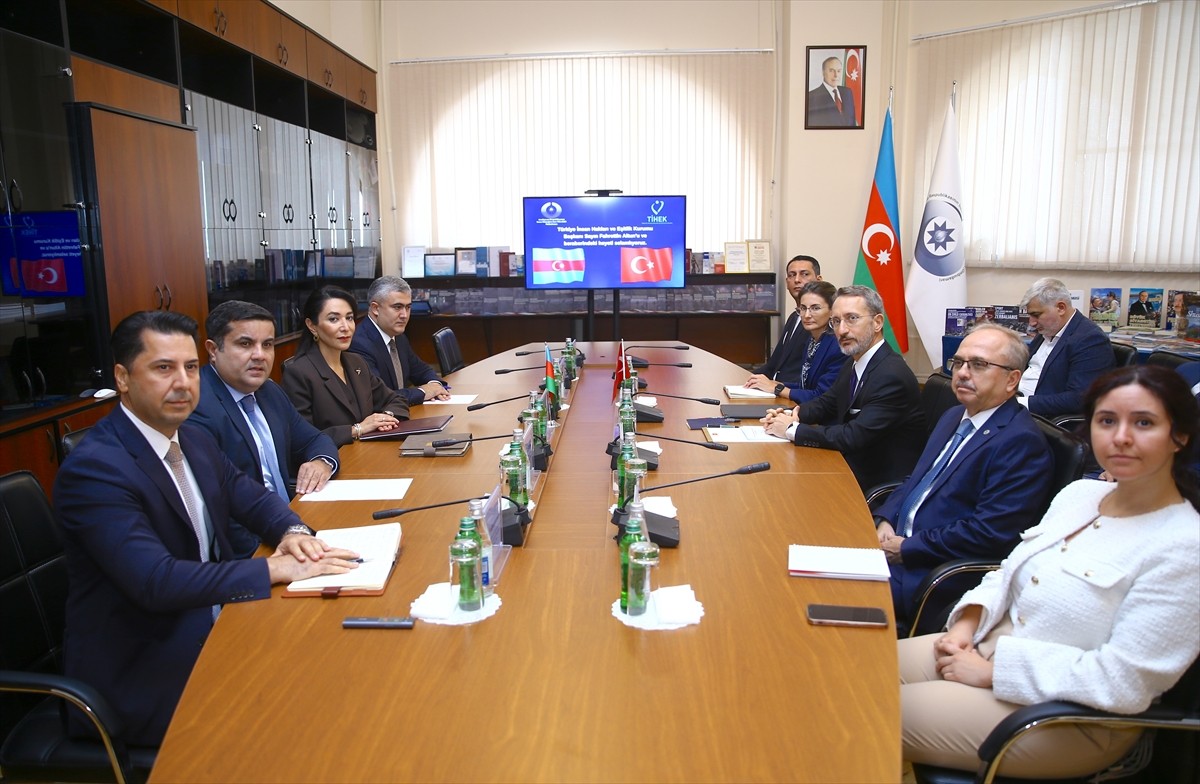 Türkiye İnsan Hakları ve Eşitlik Kurumu (TİHEK) Başkanı Fahrettin Altun, Azerbaycan Ombudsmanı...