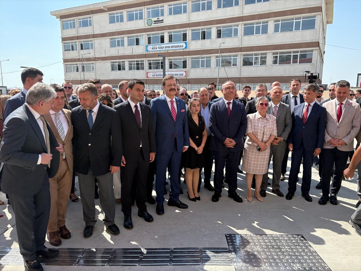 Türkiye Odalar ve Borsalar Birliği (TOBB) Başkanı Rifat Hisarcıklıoğlu, Tekirdağ'da TOBB...