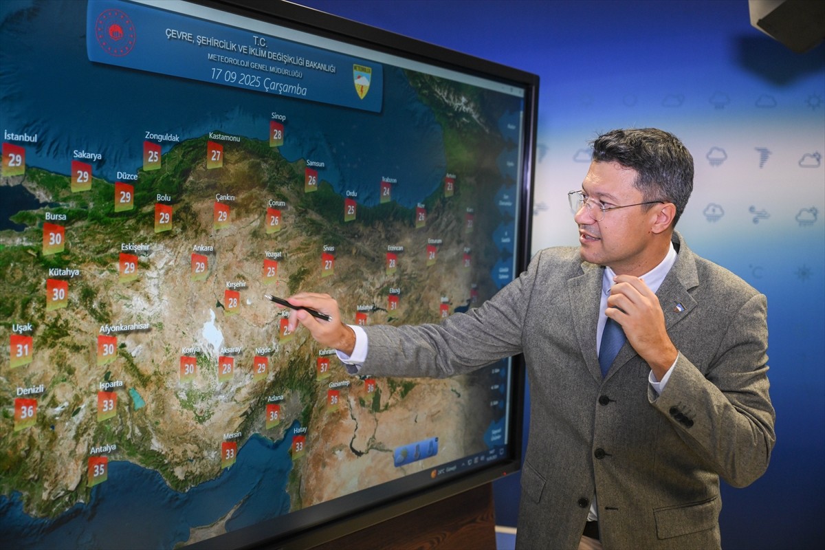 Yağışlı sistemin etkisiyle yurt genelinde sıcaklıklar perşembe gününden itibaren hissedilir...