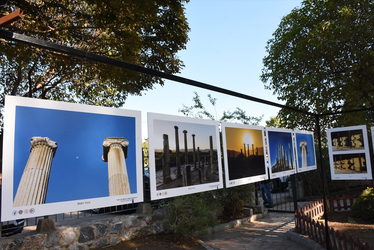 Aydın'ın Germencik ilçesinde "Artemis'in Kenti Magnesia'nın Çağdaş Sanatla Buluşması" etkinliği...