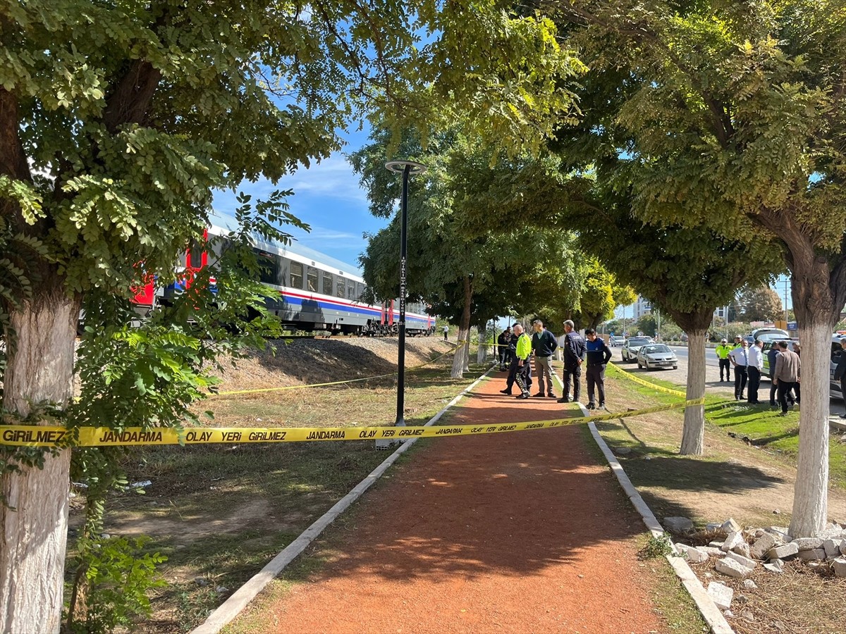 Aydın'ın İncirliova ilçesinde raylardaki torununu kurtaran kadın, trenin çarpması sonucu ağır...