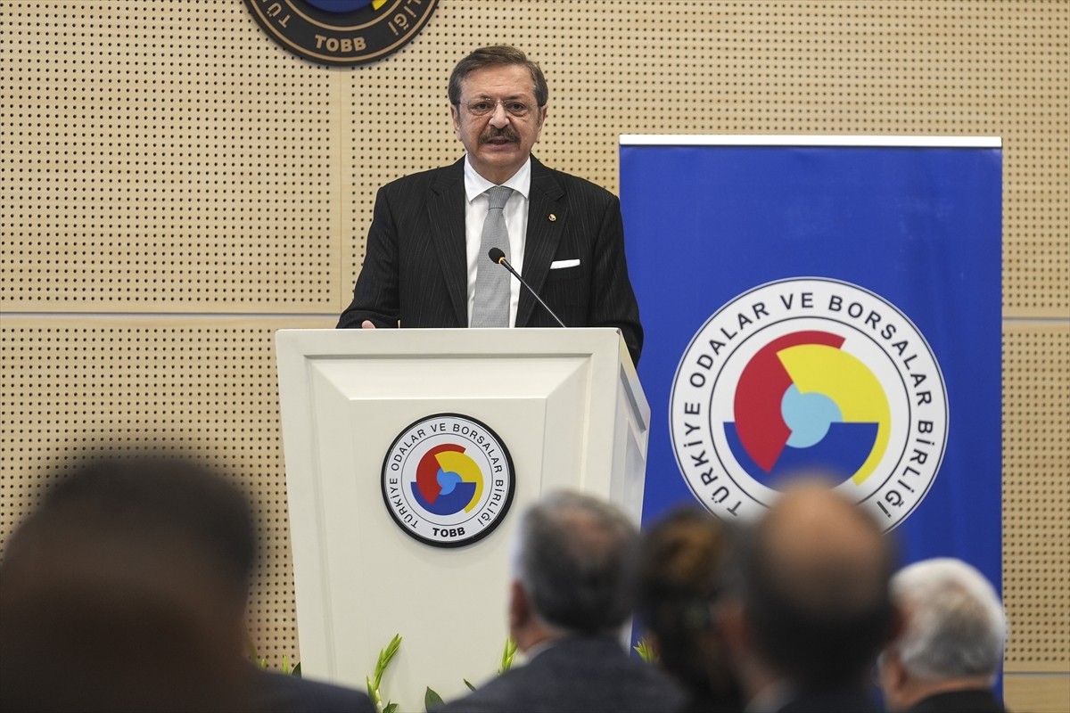 Azerbaycan Yatırım Fırsatları Toplantısı Türkiye Odalar ve Borsalar Birliği (TOBB) binasında...