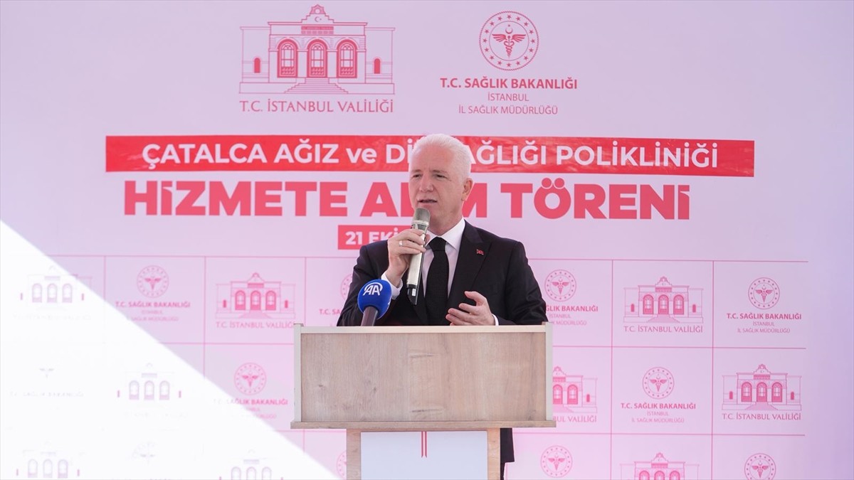 Çatalca Ağız ve Diş Sağlığı Polikliniği, düzenlenen törenle hizmete açıldı. İstanbul Valisi Davut...