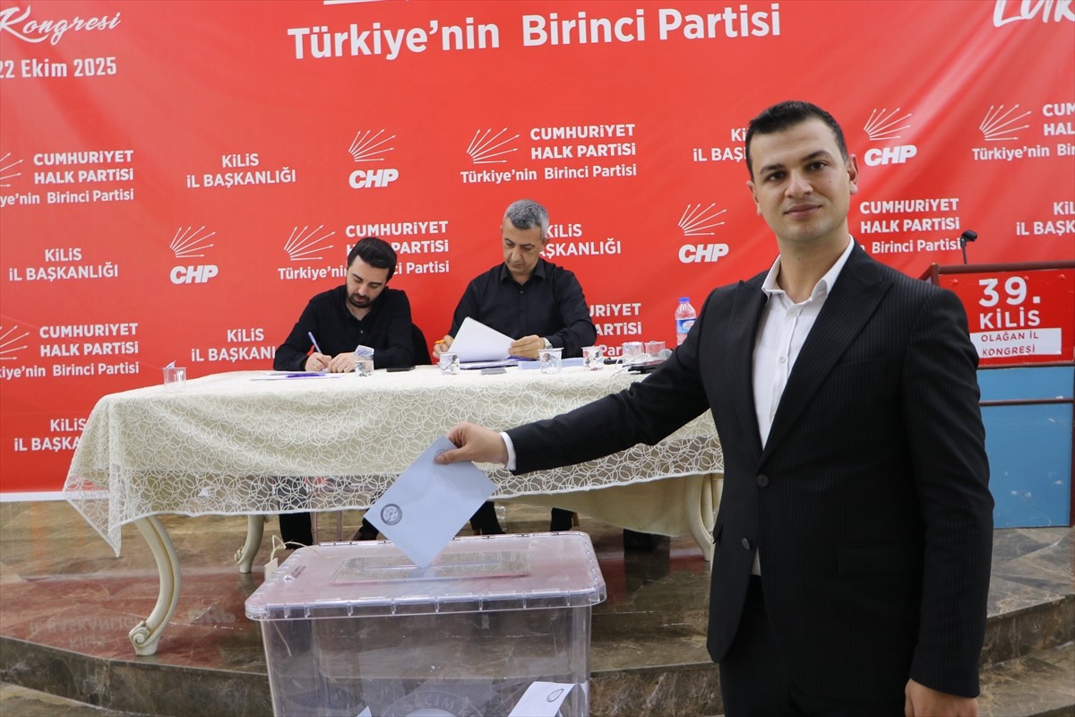 Cumhuriyet Halk Partisi (CHP) Kilis İl Başkanlığının 39. Olağan Kongresi'nde başkanlığa Umut...