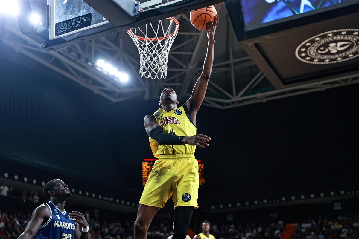 FIBA Şampiyonlar Ligi G Grubu üçüncü maçında Mersin Spor Erkek Basketbol Takımı ile Yunanistan...