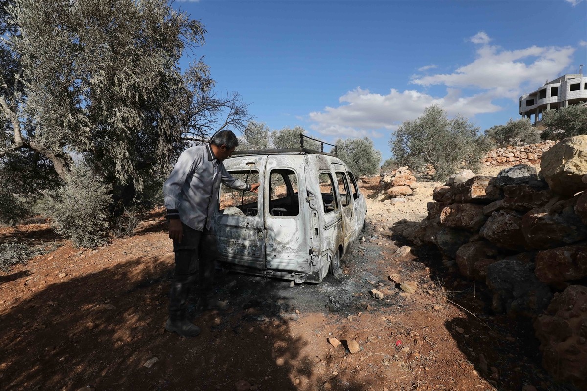Filistin topraklarını gasbeden İsrailli yerleşimciler, Nablus’un güneyindeki Beyta beldesine...