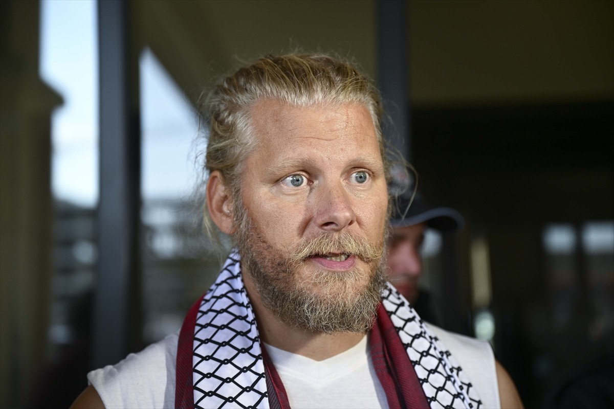 Gazze'ye insani yardım için yola çıkan ve İsrail'in yasa dışı şekilde el koyduğu Küresel Sumud...