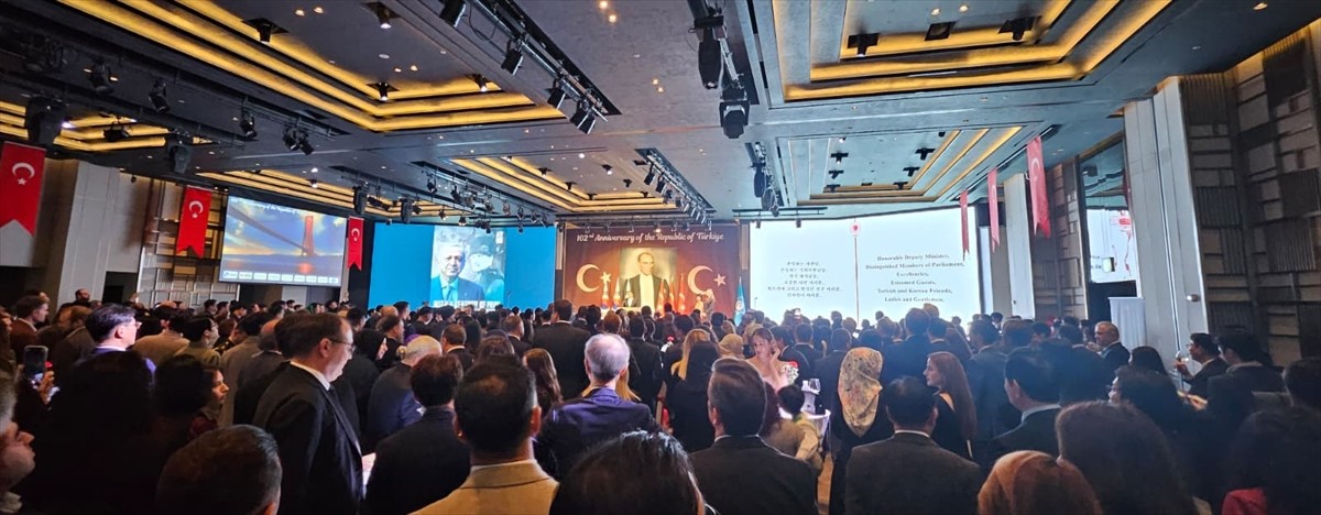 Güney Kore'nin başkenti Seul'de 29 Ekim Cumhuriyet Bayramı dolayısıyla kutlama programı...