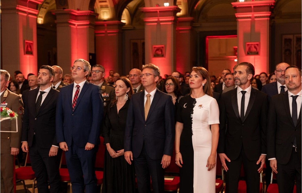 Macaristan'ın başkenti Budapeşte'de Cumhuriyet'in 102. yılı ve 29 Ekim Cumhuriyet Bayramı için...