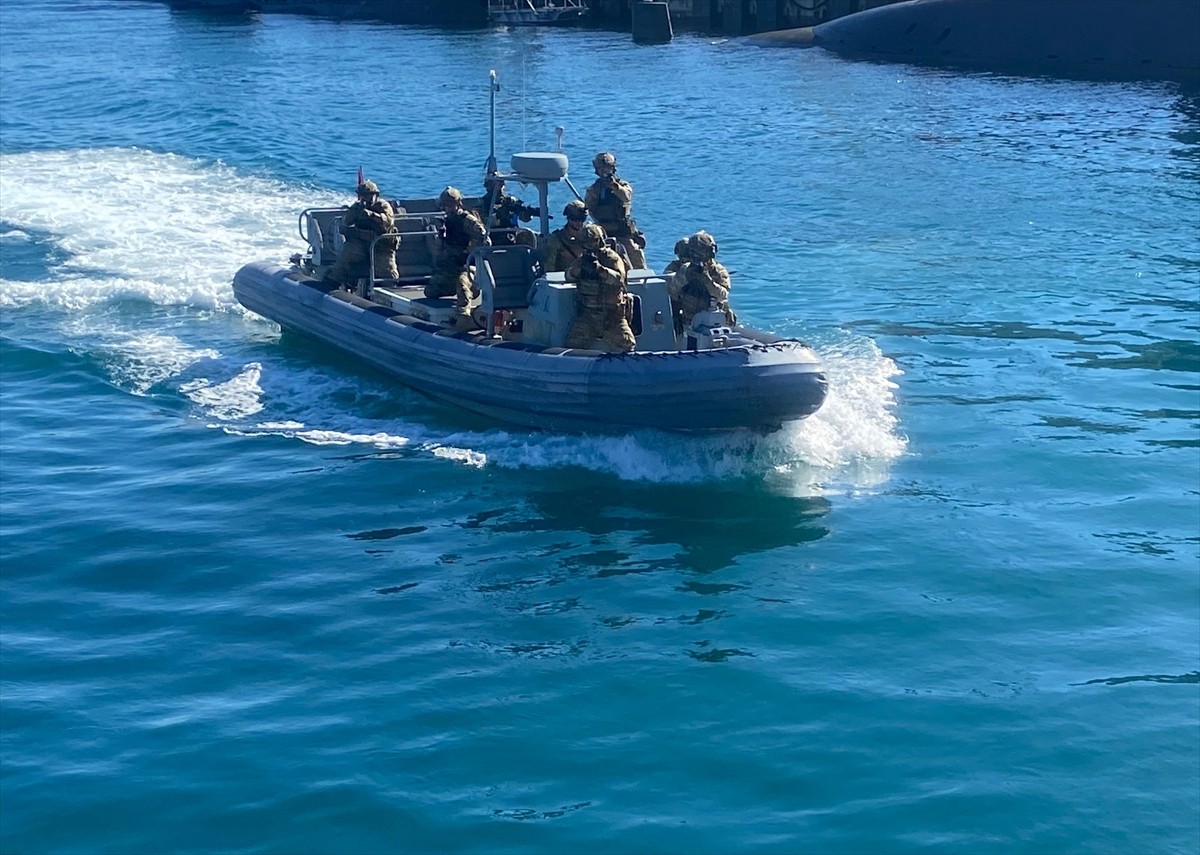 Milli Savunma Bakanlığı (MSB), Marmaris'te devam eden "Türkiye-Polonya Su Altı Taarruz Deniz Özel...