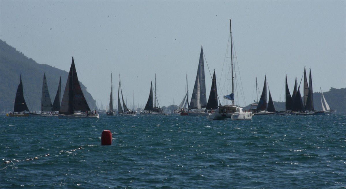 Muğla'nın Marmaris ilçesinde düzenlenen 36. Uluslararası Marmaris Yarış Haftası, Netsel Marina...