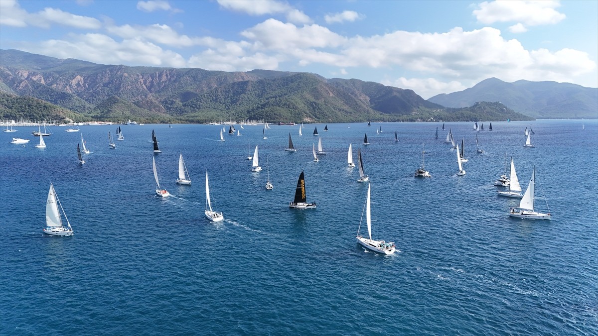 Muğla'nın Marmaris ilçesinde düzenlenen 36. Uluslararası Marmaris Yarış Haftası, Netsel Marina...