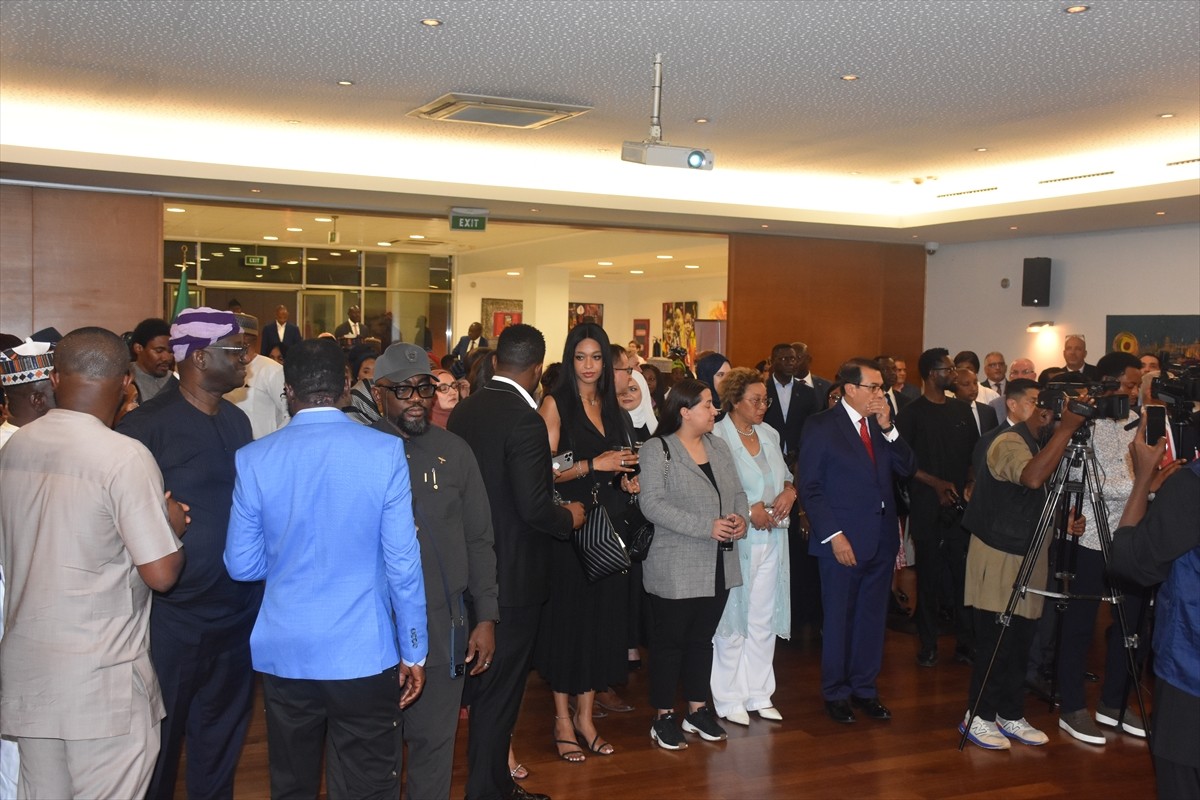 Nijerya'nın başkenti Abuja'da, Cumhuriyet'in kuruluşunun 102. yılı dolayısıyla resepsiyon...