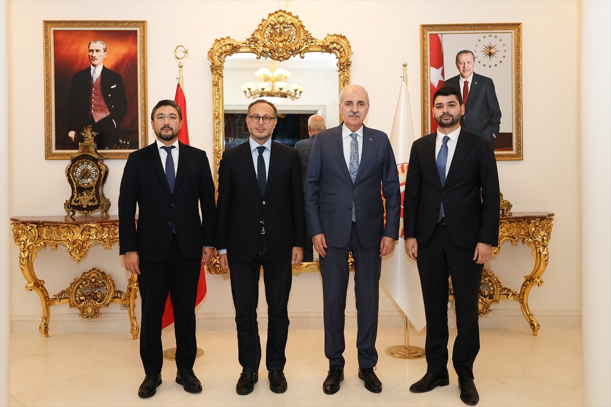 TBMM Başkanı Numan Kurtulmuş, Türk Devletleri Parlamenter Asamblesi (TÜRKPA) Genel Sekreteri Ramil...