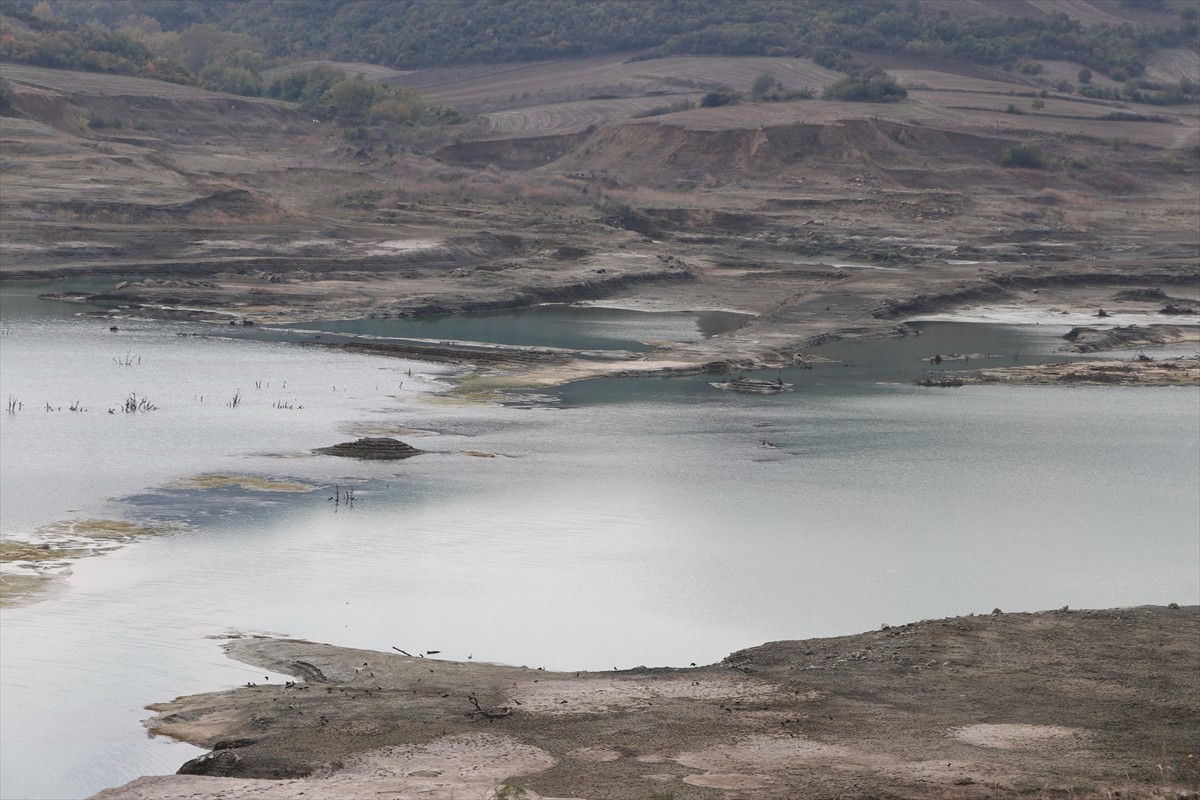 Tekirdağ'da içme suyu ve tarımsal sulamada kullanılan Naip Barajı'nın doluluk oranı, son...