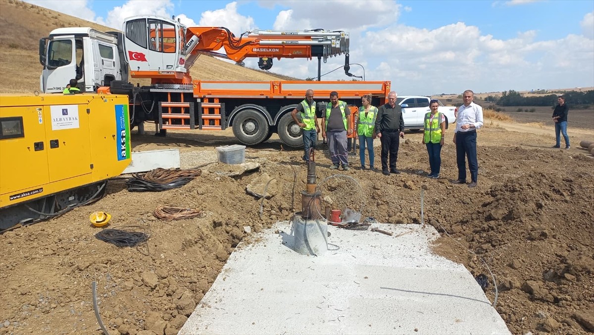 Tekirdağ Su ve Kanalizasyon İdaresi (TESKİ) tarafından kentte yaşanan kuraklığın etkilerini...