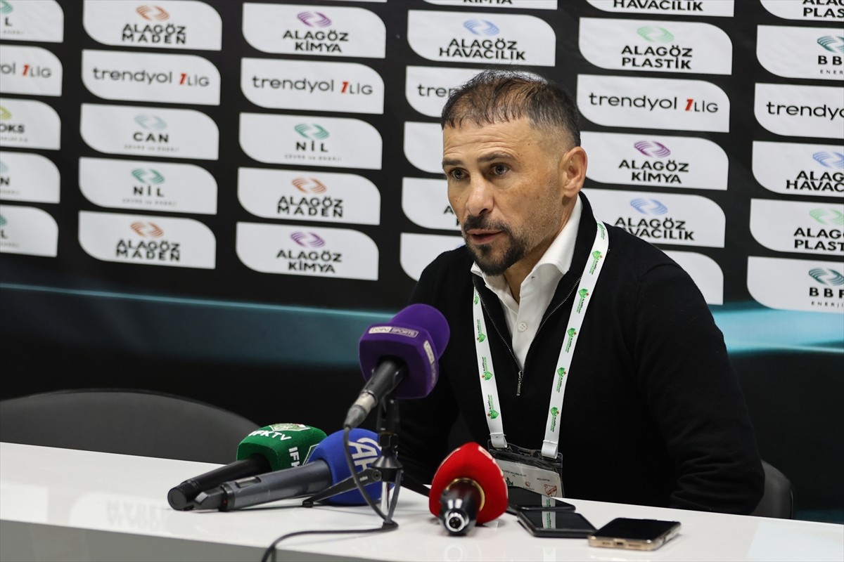 Trendyol 1. Lig'in 10. haftasında Alagöz Holding Iğdır FK ile Boluspor, Iğdır Şehir Stadında...