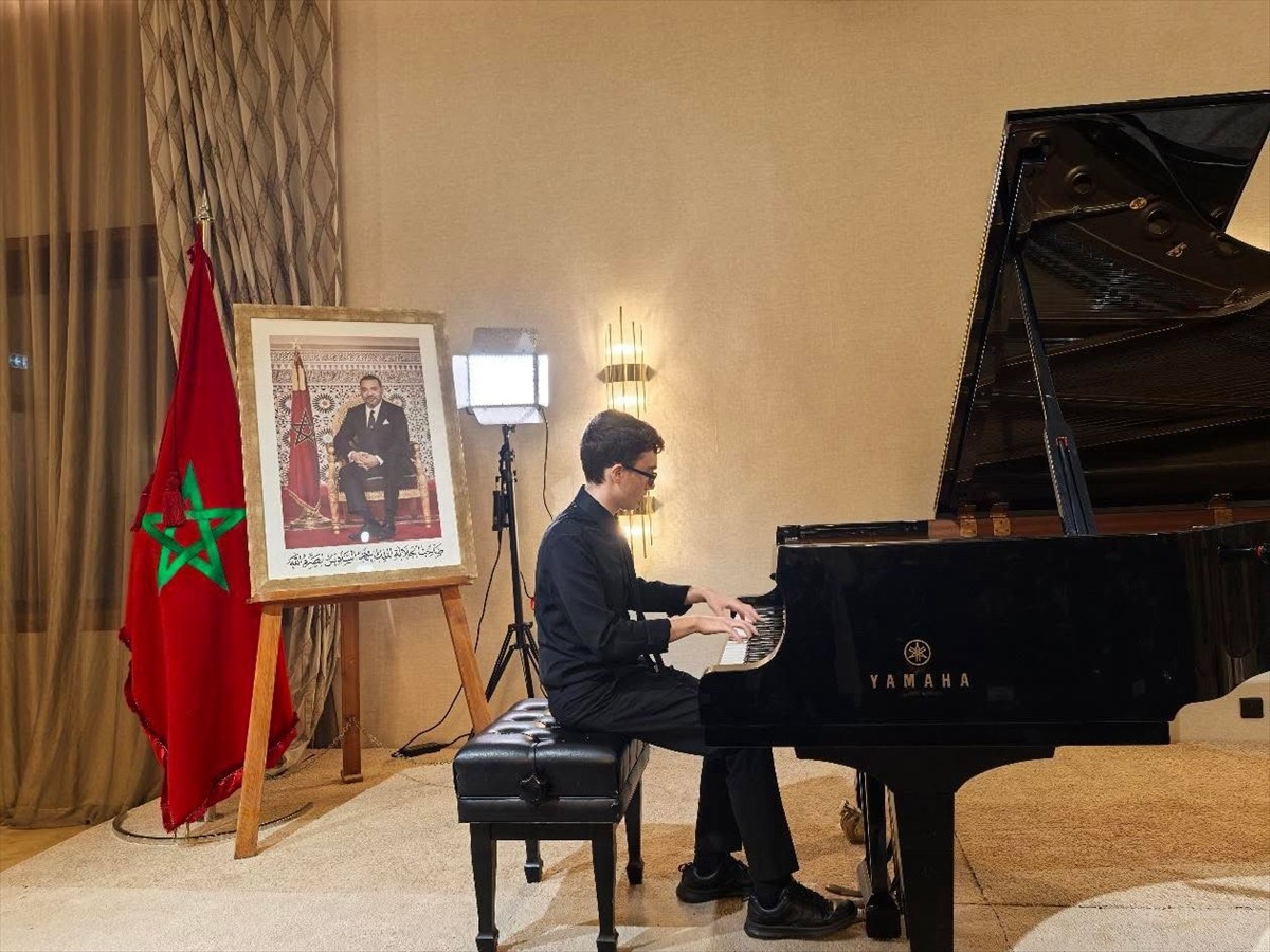Türkiye'nin genç piyanistleri, Fas'ta düzenlenen "15. Uluslararası Prenses Lalla Meryem Piyano...