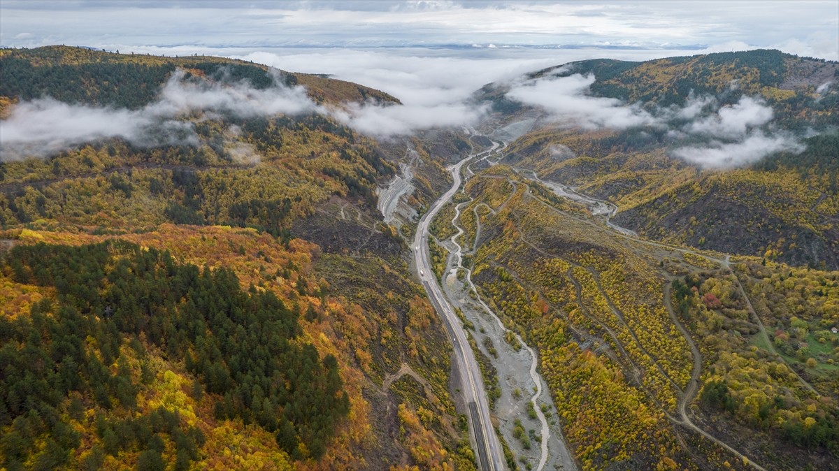 Türkiye'nin önemli kayak ve kış turizmi merkezlerinden Ilgaz Dağı'nın yüksek kesimlerinde etkili...