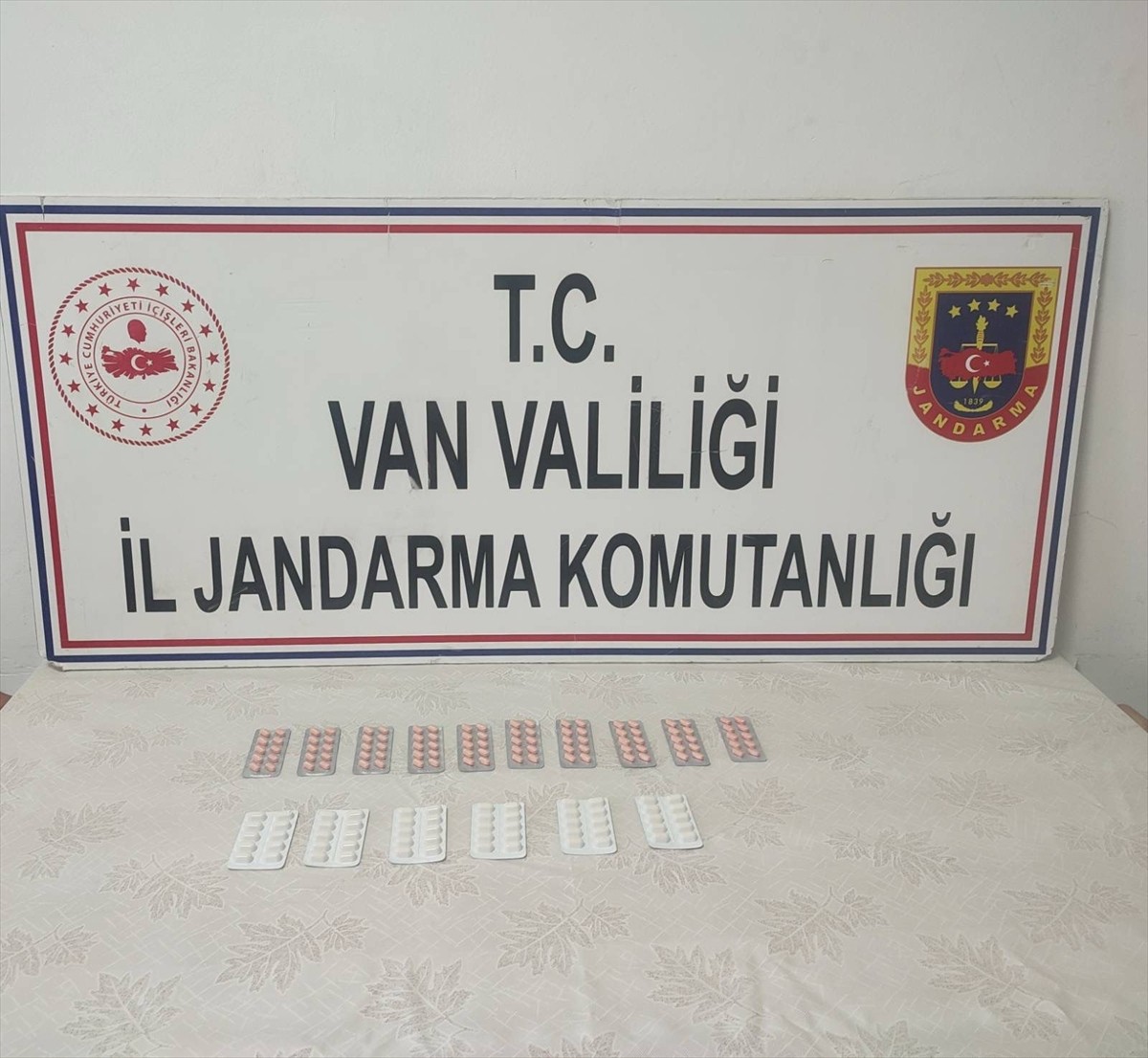 Van'ın Başkale ilçesinde 160 sentetik uyuşturucu hapla yakalanan İran uyruklu şüpheli...