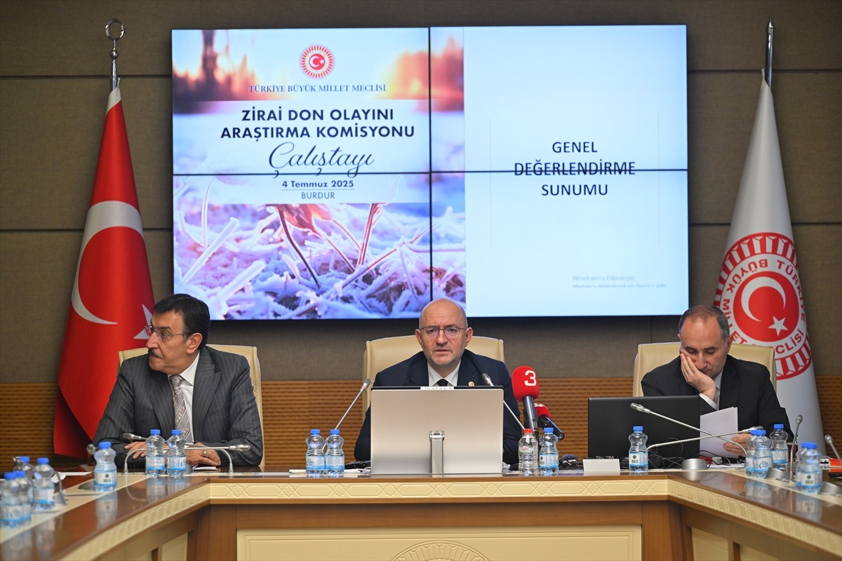 Zirai Don Olayını Araştırma Komisyonu, AK Parti Burdur Milletvekili Adem Korkmaz (ortada)...