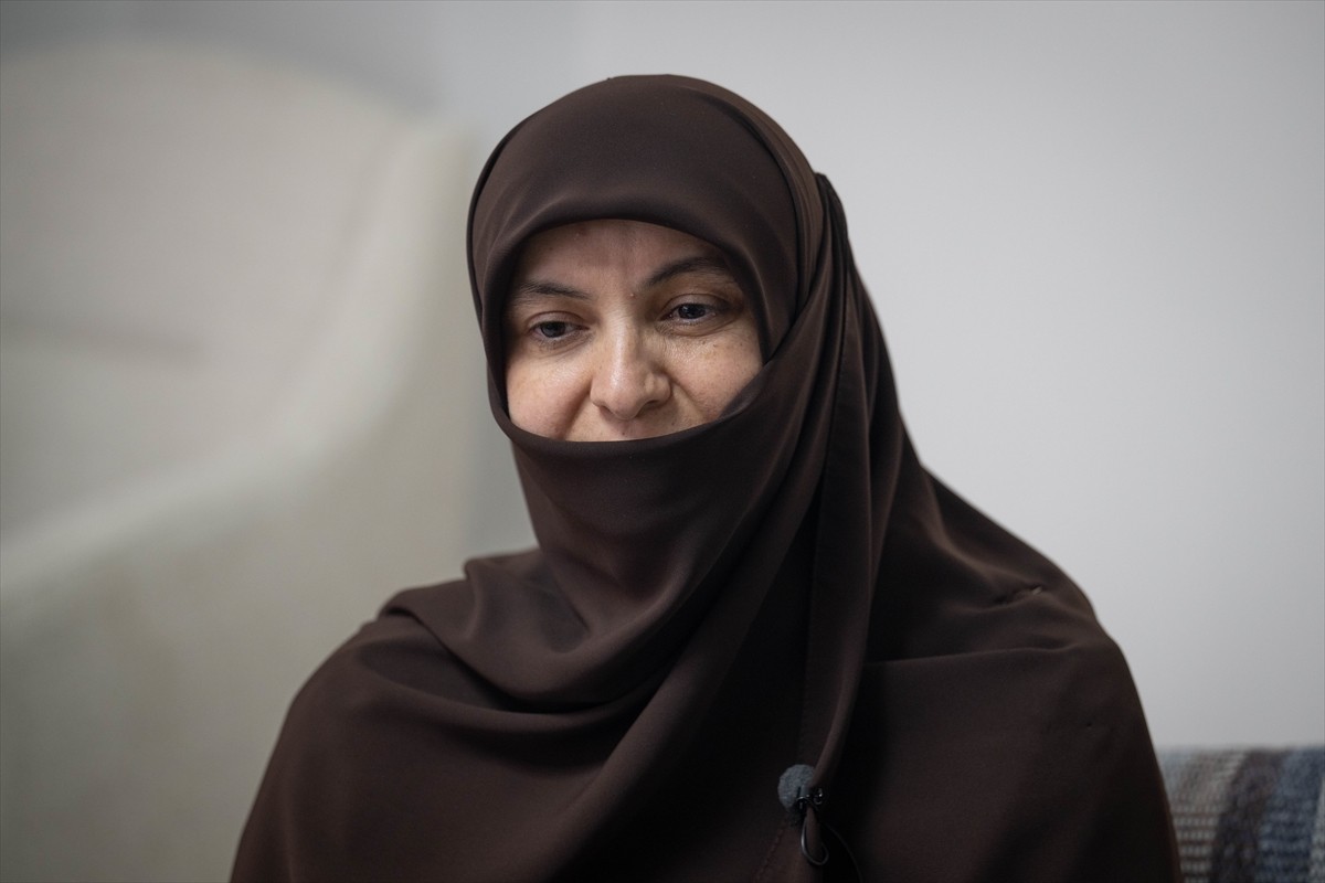 1999 yılında evlendikten sonra Gazze’ye taşınarak 24 yıl Gazze’de yaşayan Kevser Yılmaz Jarada, AA...