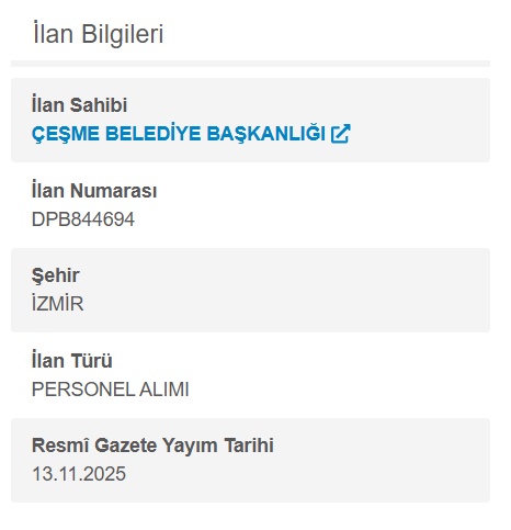 2 Belediyeden KPSS ile Memur Alımı: Veteriner, İnşaat Mühendisi ve Teknisyen (65-70 Puan)
