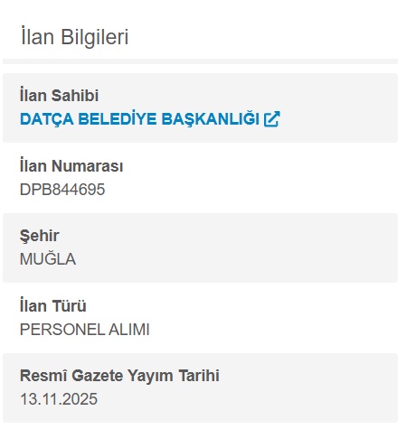 2 Belediyeden KPSS ile Memur Alımı: Veteriner, İnşaat Mühendisi ve Teknisyen (65-70 Puan)
