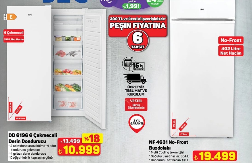 A101 27 Kasım 2025 Aktüel Kataloğu: SEG beyaz eşyalar ve kış tekstili öne çıkıyor