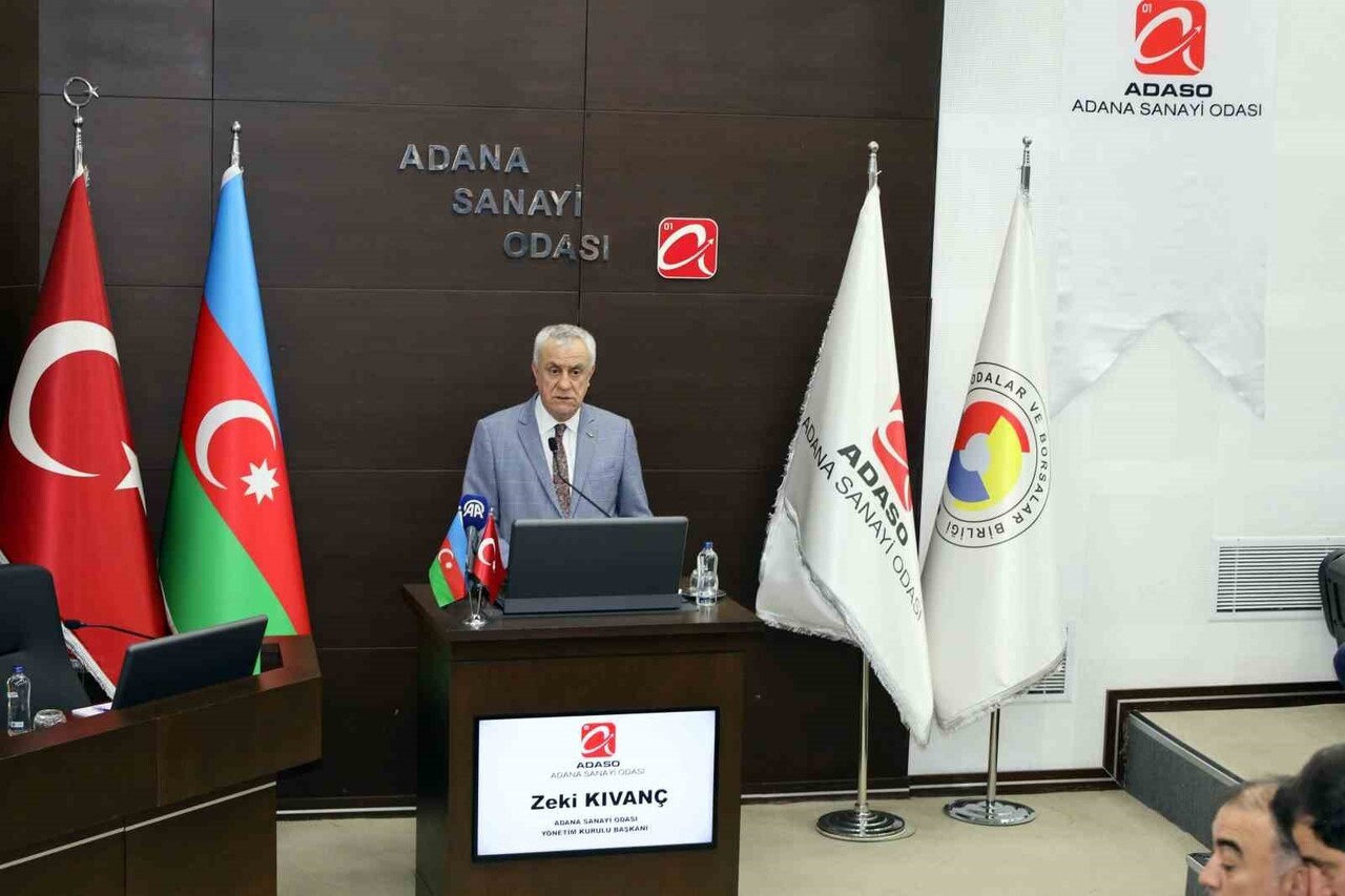 ADANA SANAYİ ODASI BAŞKANI ZEKİ KIVANÇ PROGRAMDA BİR KONUŞMA YAPTI