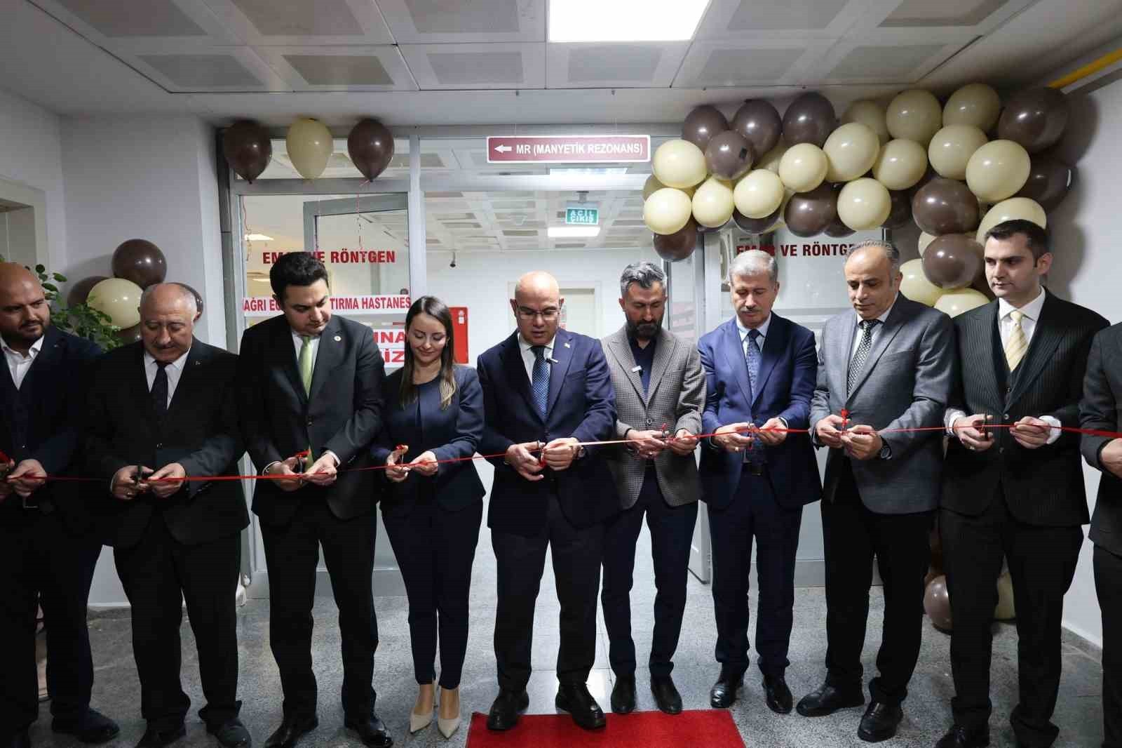 AĞRI EĞİTİM VE ARAŞTIRMA HASTANESİ’NE İKİNCİ MR CİHAZI KAZANDIRILDI