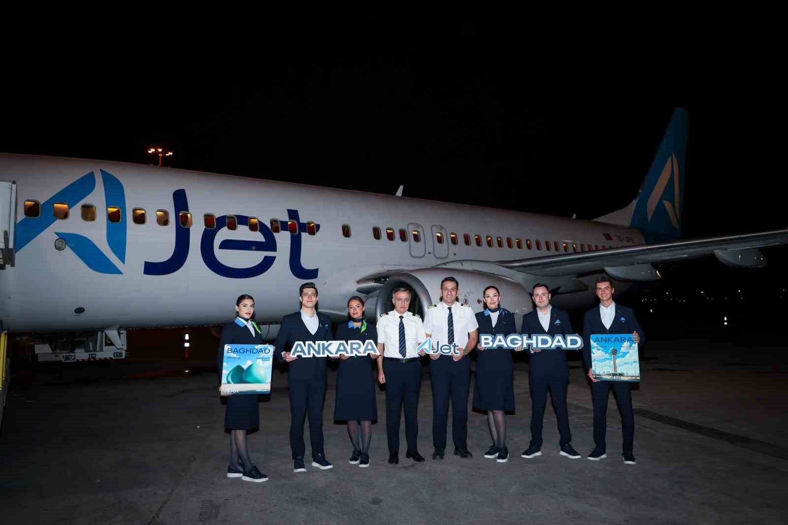 AJET, BİR BAŞKENTE DAHA SEFER BAŞLATTIĞINI DUYURDU. ANKARA-BAĞDAT HATTINI 3 KASIM 2025’TE YAPILAN...