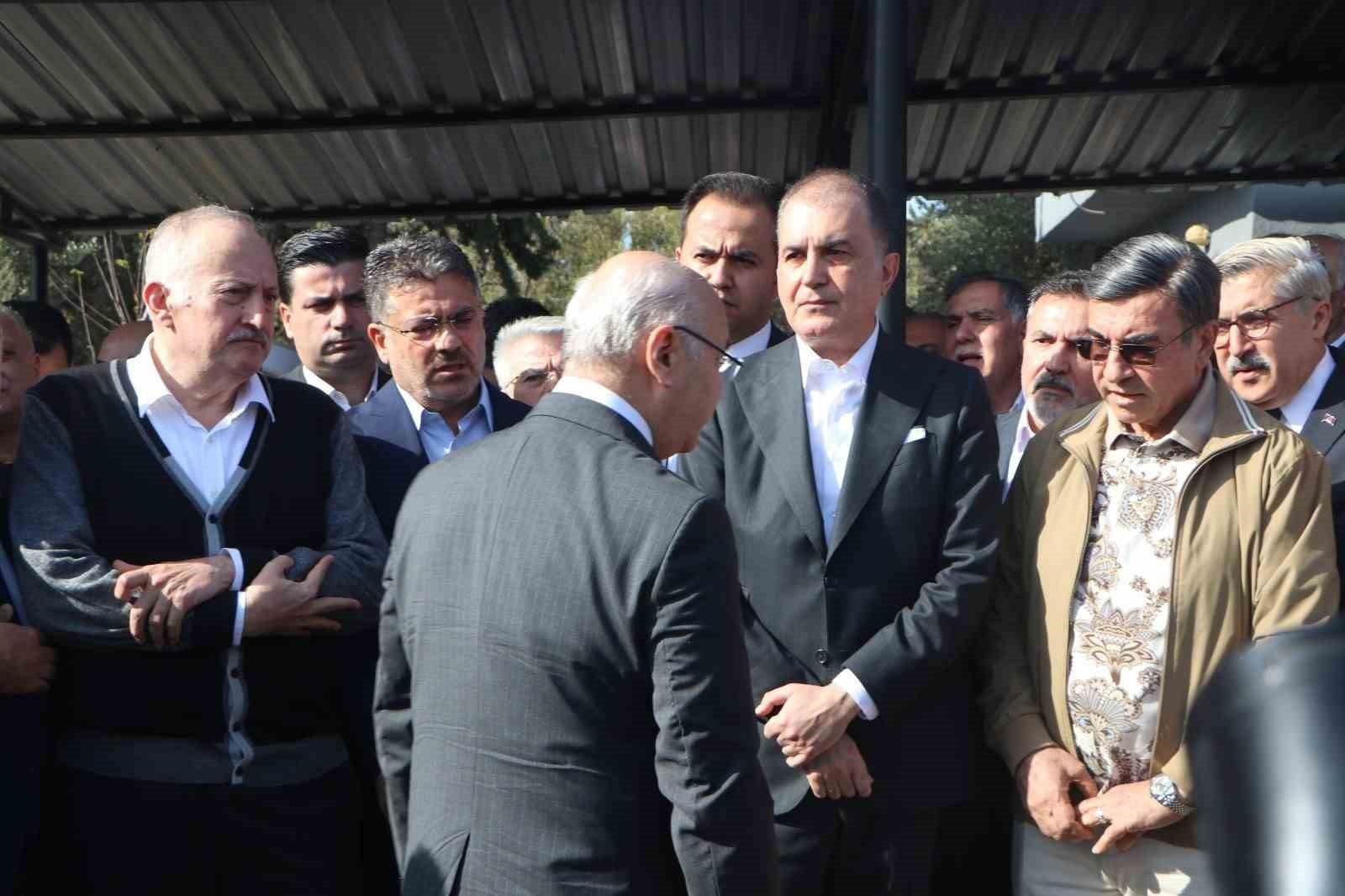 AK PARTİ GENEL BAŞKAN YARDIMCISI VE PARTİ SÖZCÜSÜ ÖMER ÇELİK, ADANA'DA DAYISI HASAN ÖZTOPAL'IN...