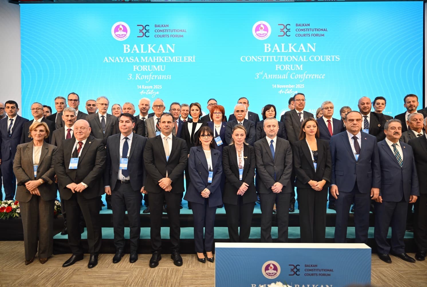 ANTALYA'DA DÜZENLENEN BALKAN ANAYASA MAHKEMELERİ FORUMU'NDA ANAYASA YARGISININ BÖLGESEL ROLÜ ELE...