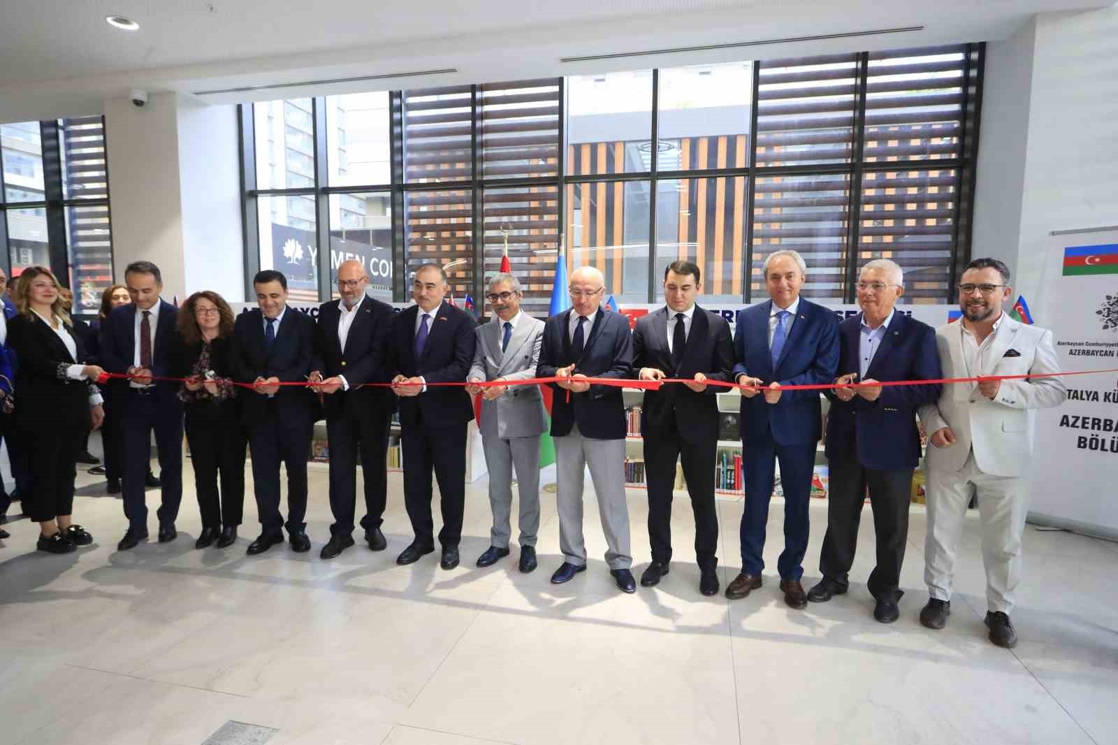 ANTALYA KÜTÜPHANESİ, DOST VE KARDEŞ ÜLKE AZERBAYCAN İLE KÜLTÜREL İŞBİRLİĞİNİ GÜÇLENDİRMEK AMACIYLA...