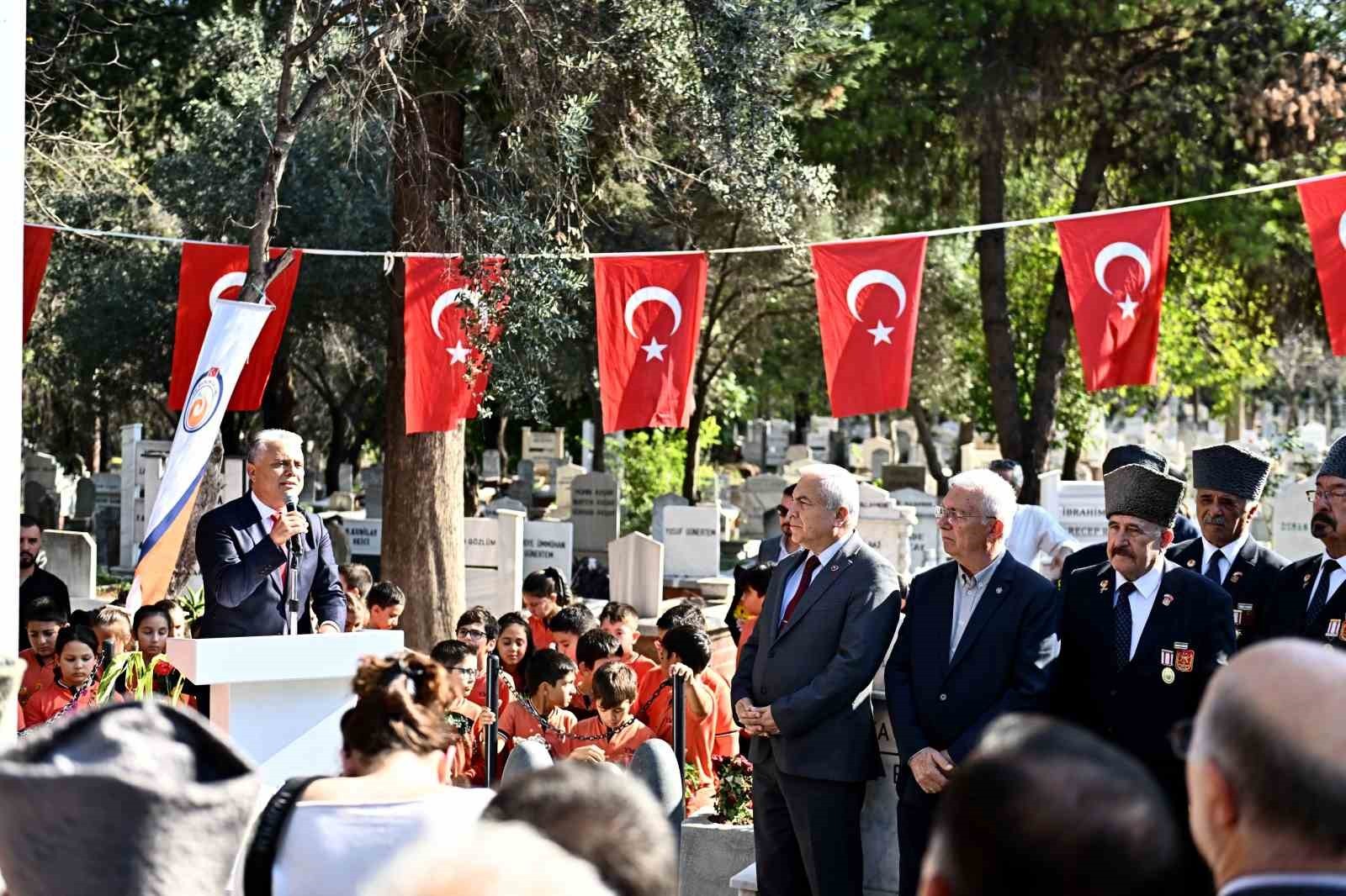 ANTALYA MURATPAŞA BELEDİYE BAŞKANI ÜMİT UYSAL, TOPÇU YÜZBAŞI MUSTAFA ERTUĞRUL AKER’İ ANMA...