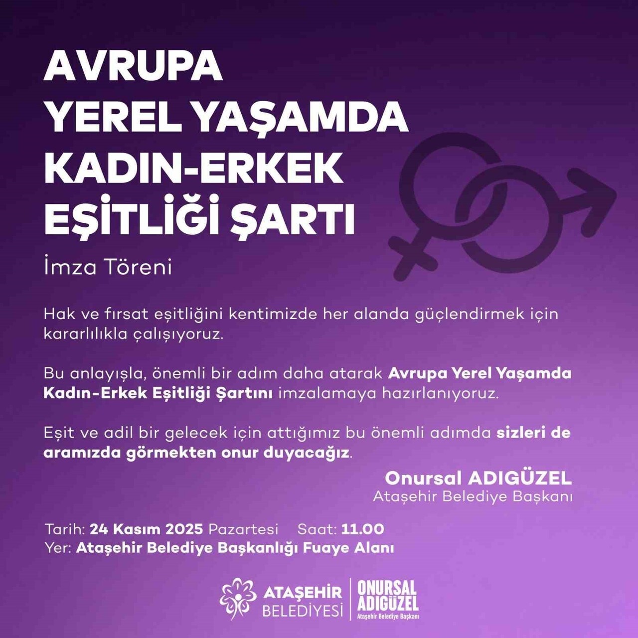 ATAŞEHİR BELEDİYESİ, KADINLARIN KENT YAŞAMINDAN EŞİT, ÖZGÜR VE GÜVENLİ BİÇİMDE YARARLANABİLMESİ...