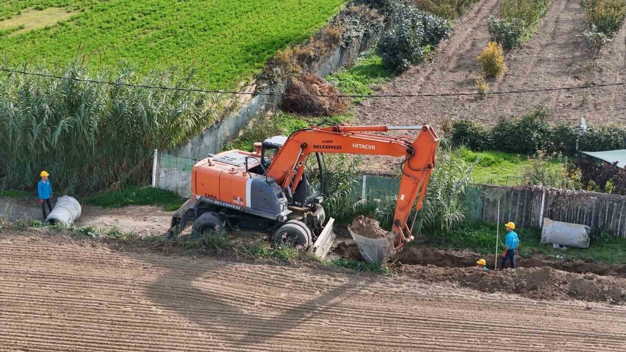 ATÇA’DA KANALİZASYON HATTI YAPIMI BAŞLADI